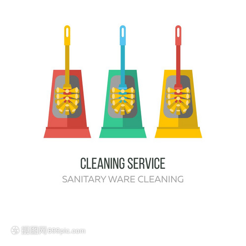 清洁服务视觉符号 解读现代保洁的简约设计美学